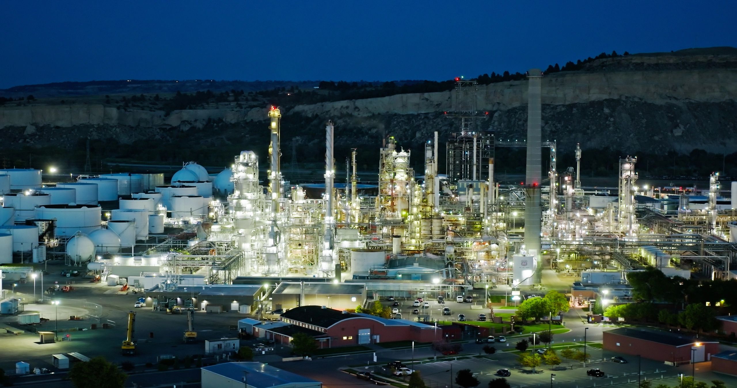 Large industrial plant representing primary metals operations